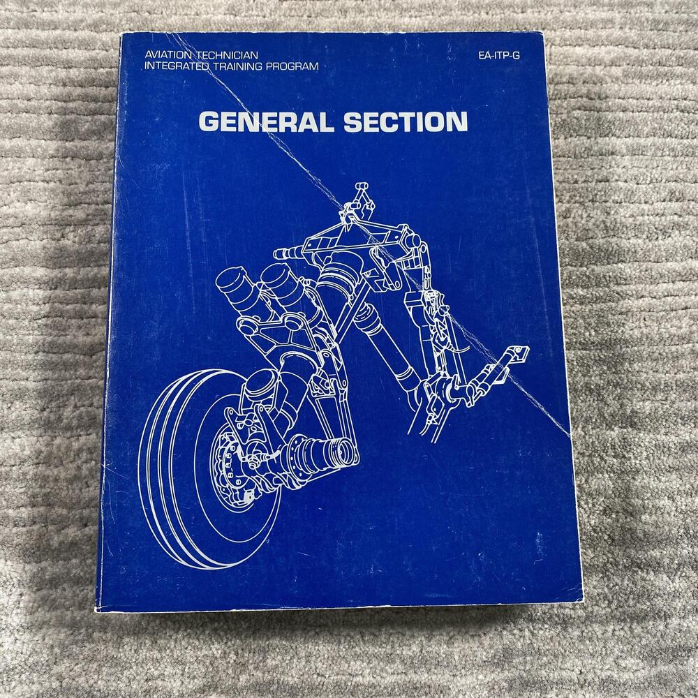 Vintage 1981 Training Manual General Section Dale Crane Aviation AMP Textbook PB